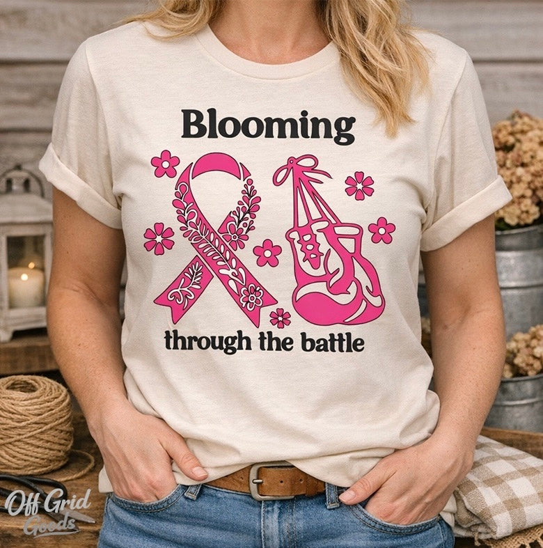 Blooming Through the Battle – Tee