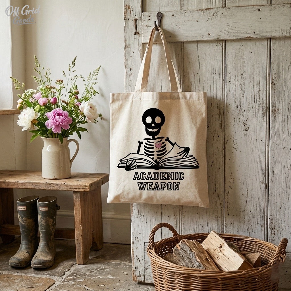 Academic Weapon – Tote Bag