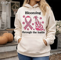 Blooming through the battle hoodie