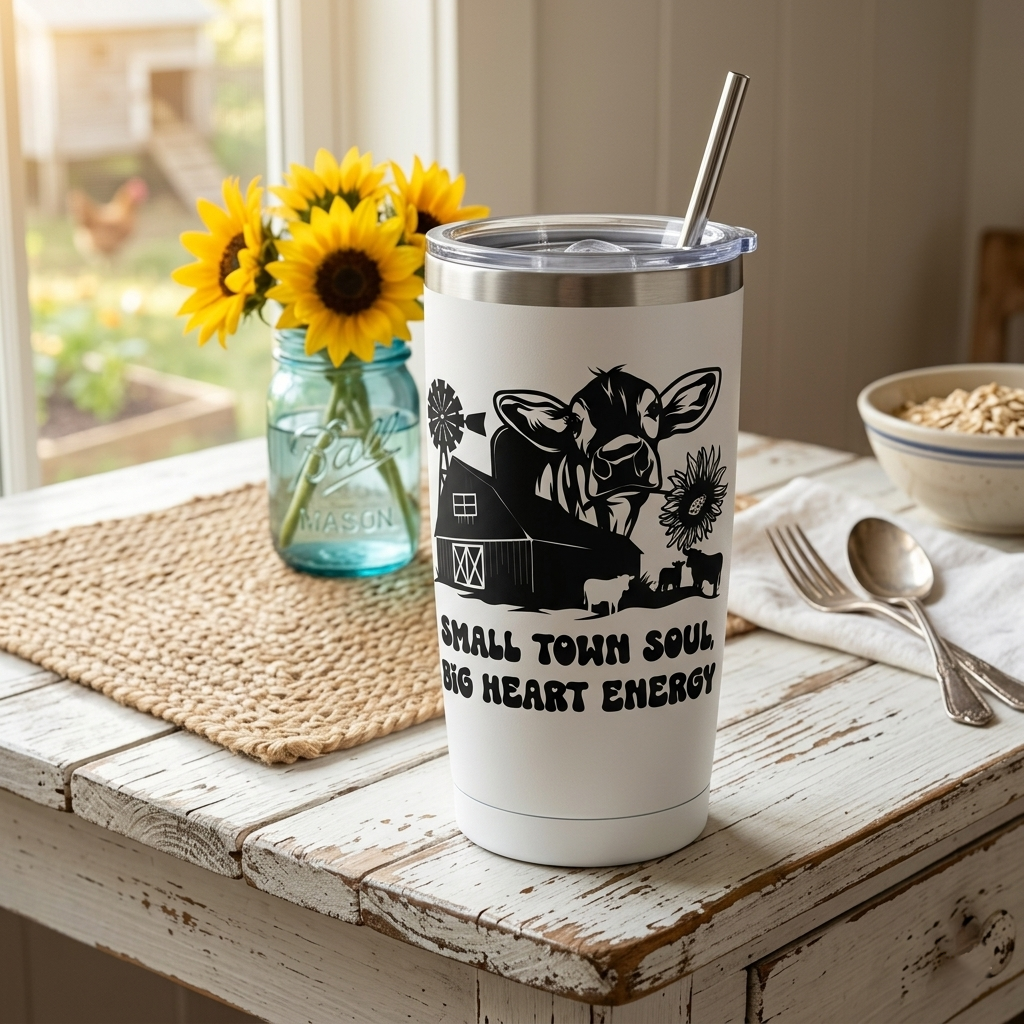 Small Town Soul | Big Heart Energy – Tumbler
