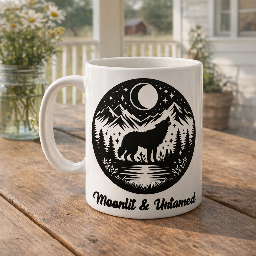 Moonlit & Untamed – Coffee Mug
