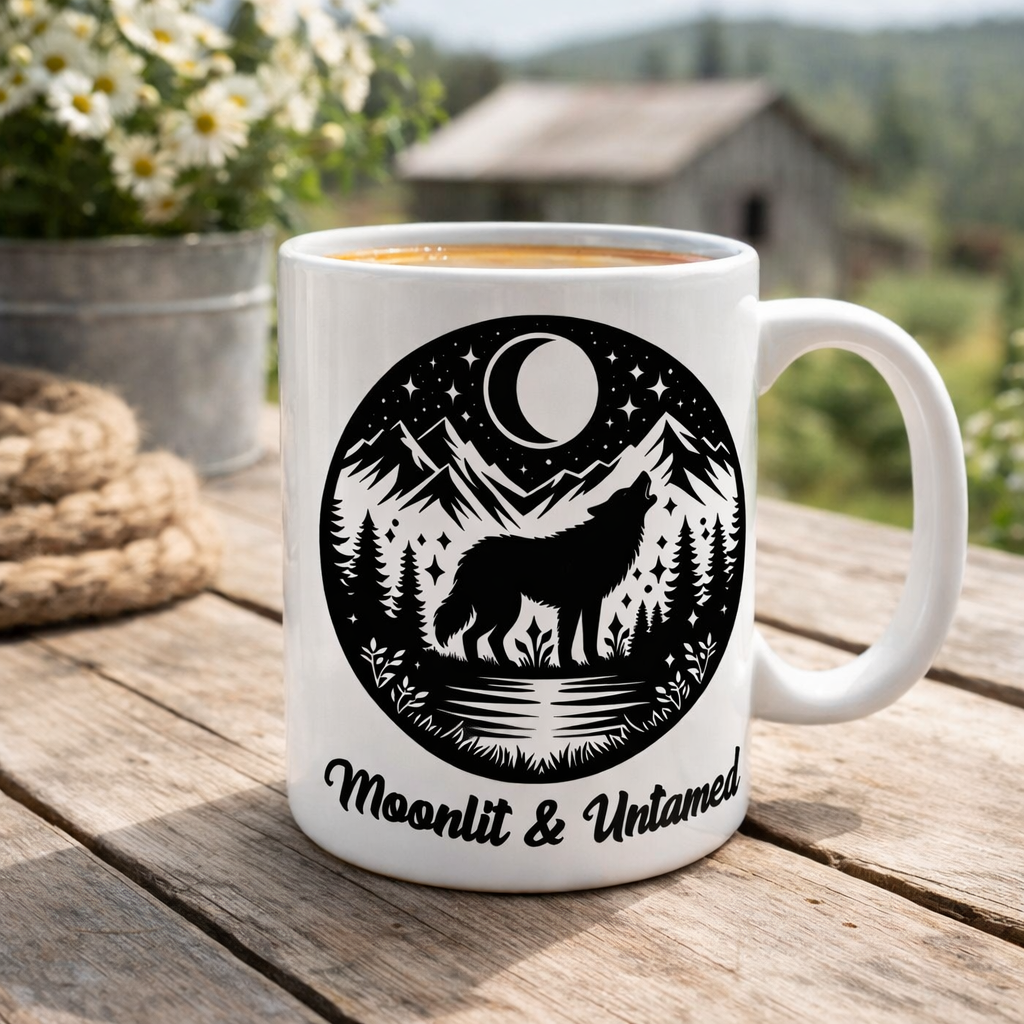 Moonlit & Untamed – Coffee Mug