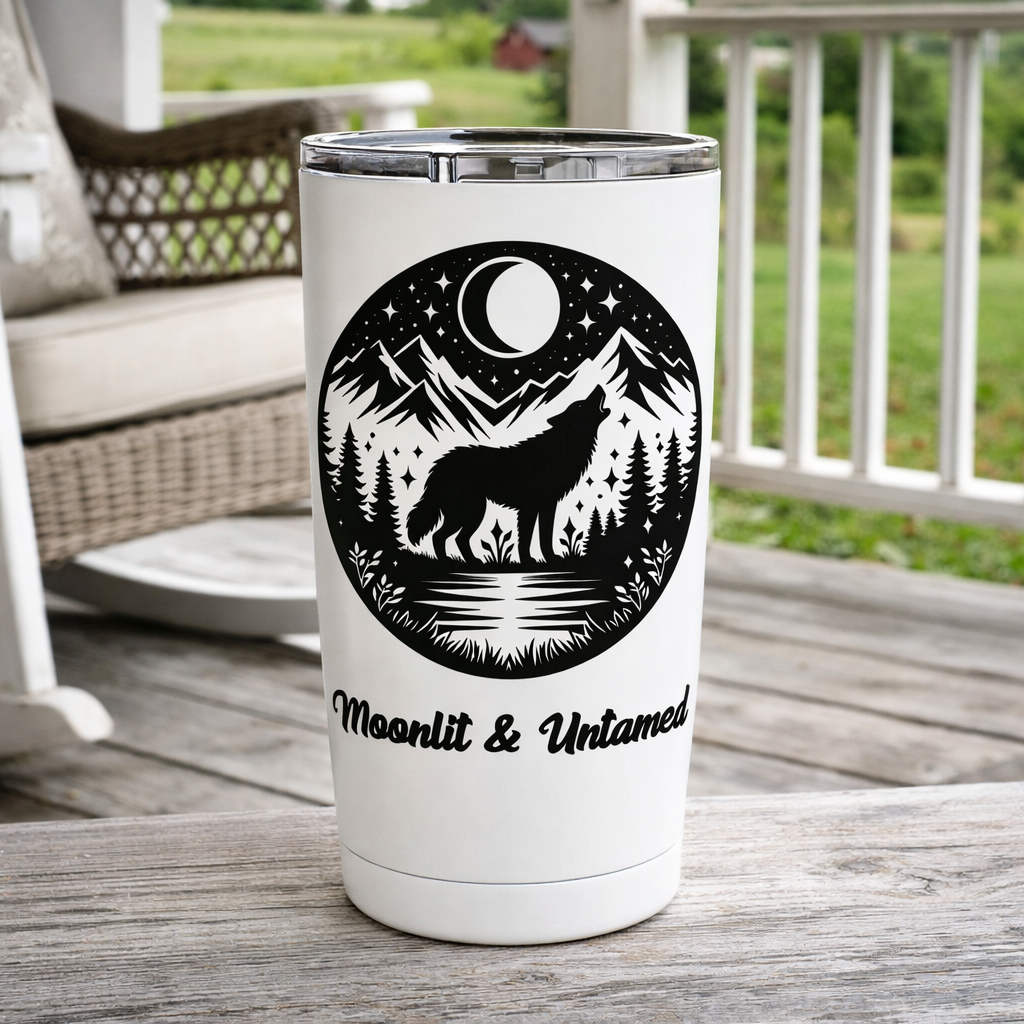 Moonlit & Untamed – Tumbler