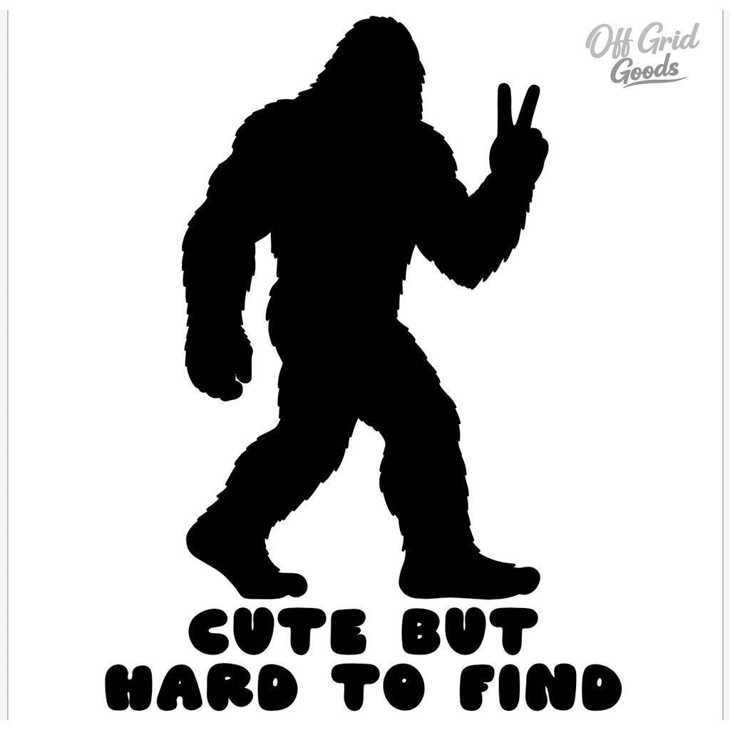 Cute But Hard to Find Decal 4x4
