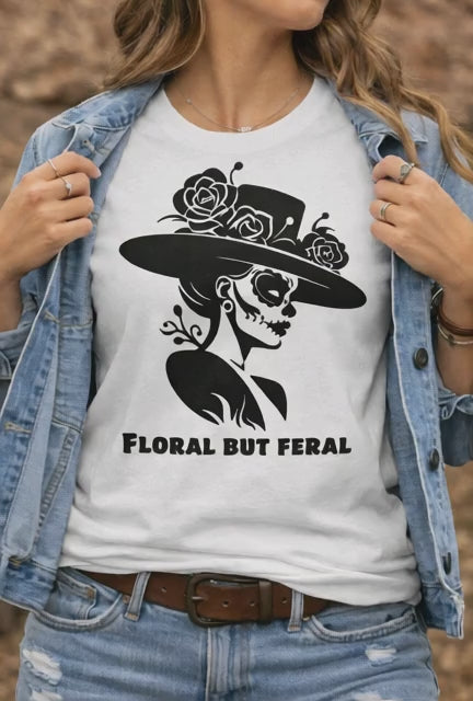 Floral But Feral Tee