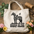 Rooted in the Simple Things – Artistic Horse Canvas Tote