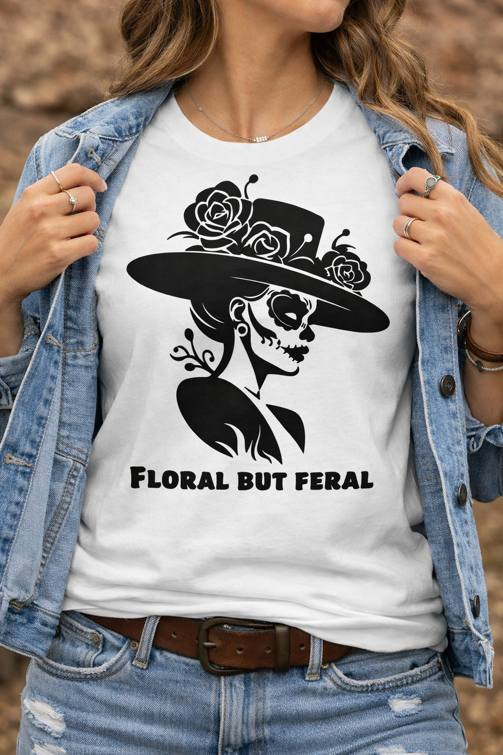 Floral But Feral Tee