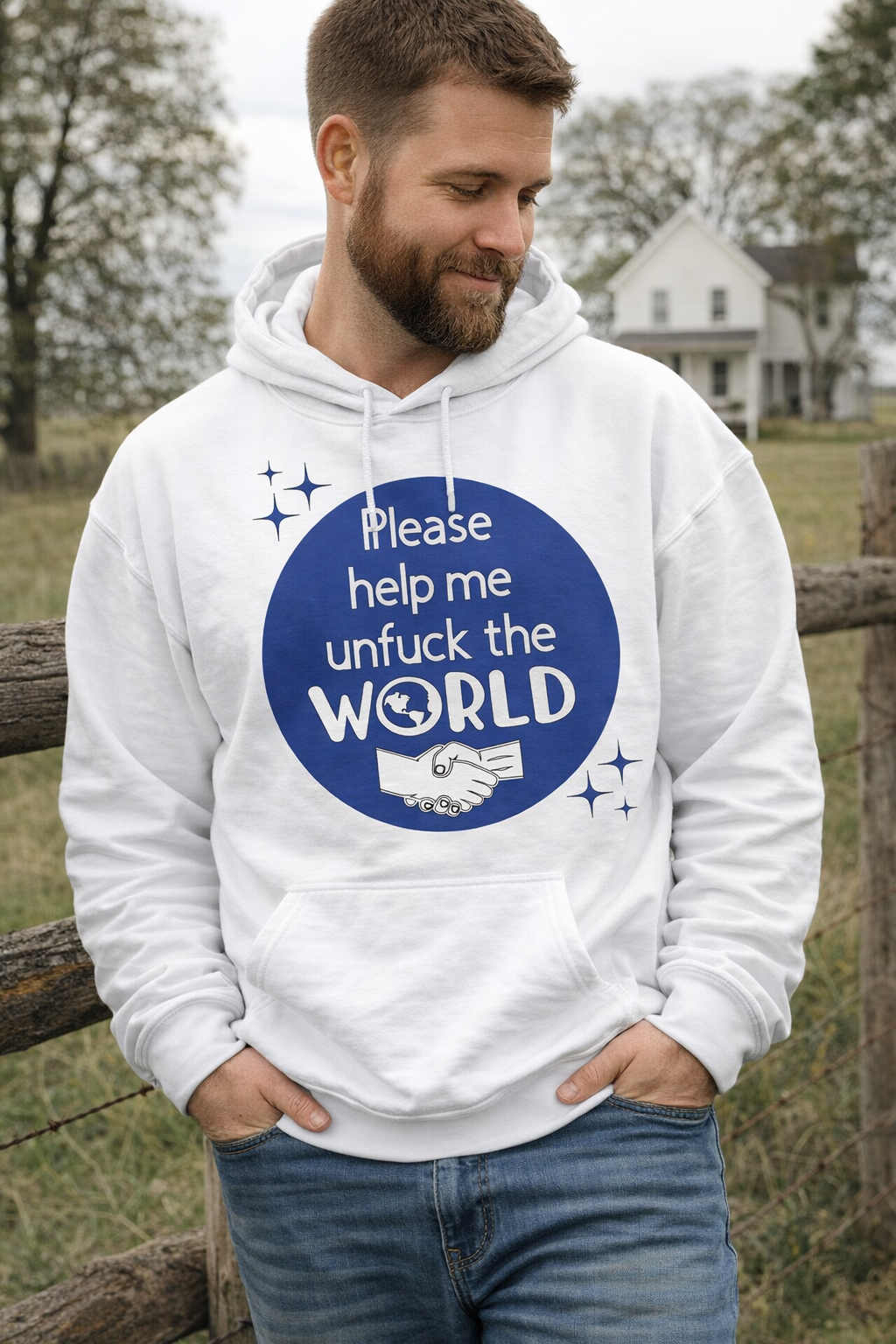 Please Help Me Unfuck the World – Hoodie