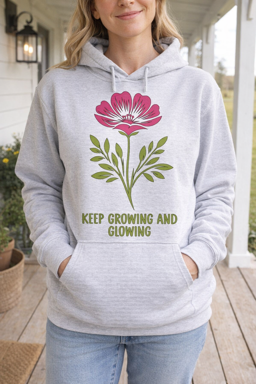Keep Growing and Glowing - Hoodie